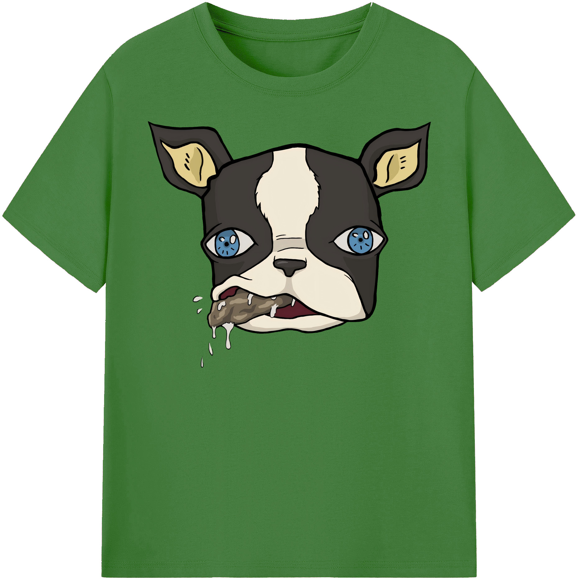 （画像用） ジョジョの奇妙な冒険 イギー JoJo's Bizarre Adventure Iggy レディースカジュアルプリントTシャツ（綿100％）